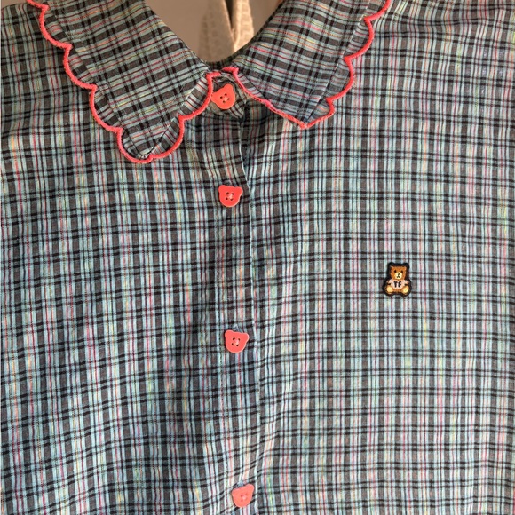 Teddy Fresh Multicolor Plaid Top - Picture 3 of 8